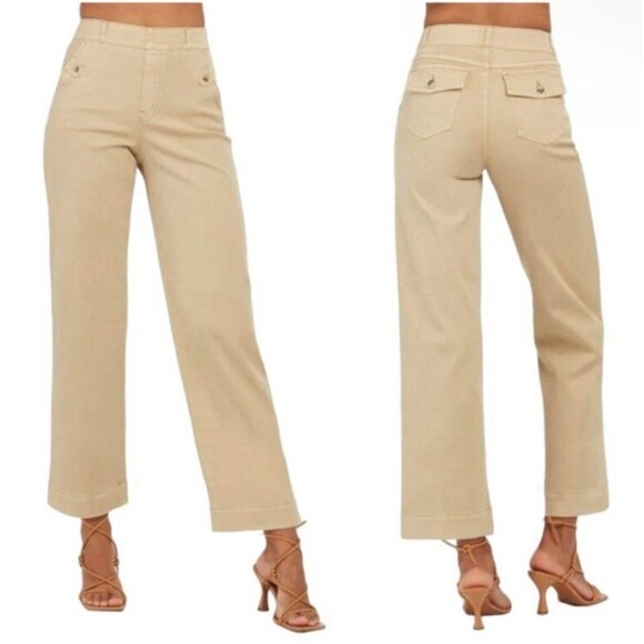 SPANX Wide Leg Pants in Beige - Picture 1 of 12
